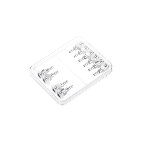10pcs 12Gauge Stainless Steel Dispensing Needles, 1/4" Blunt Tips Luer Lock for Thick Liquids, Lab Use