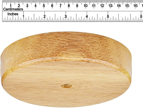 Arturesthome Wooden Ceiling Canopy Kit with Hardware, Handmade Natural Wood Ceiling Plate for Pendant Light or Hanging