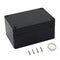 LeMotech Junction Box, IP65 Waterproof Project Box, Black Dustproof ABS Plastic Electrical Enclosure, 3.93x2.68x1.97