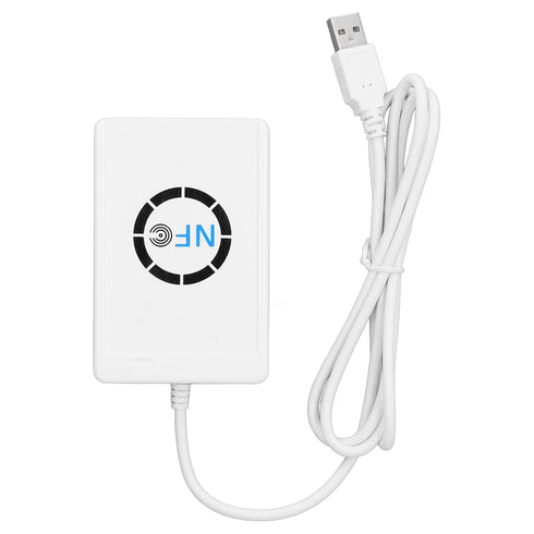 LAISANIM 13.56MHz, 50mm Contactless IC Card Reader Writer | USB NFC Copier Duplicator for Felica