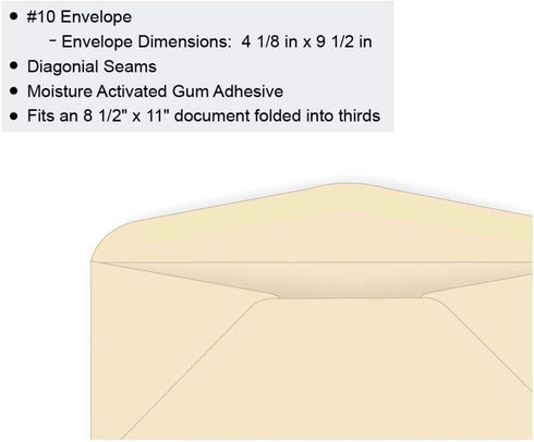 Limited Papers (TM) #10 Regular Envelope - Pastel Soft 24# (4.8" x 9.5") for Announcements, Invoices, Checks
