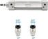 Baomain Pneumatic Air Cylinder SC 32-200, 32mm Bore, 200mm Stroke, Dual Action (1PCS)