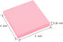 ZCZN 400 Sheets Pop-up Sticky Notes, 3 x 3 Inches, 4 Pads Bright Color Self-Stick Notes, 100 Sheets/Pad, Pink by ZCZN