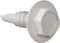 The Hillman Group Hex Washer Head White Self-Drilling Screw 35247, 8 x 9/16, 100-Pack