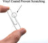 HAHIYO Large Paper Clips, 2 inches Length Silver Vinyl Coated Paperclips, Sturdy for Bookmark Organizing Home Office 80
