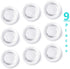 Magnets for Glass Whiteboard, Dry Erase Board, Bulletin Board, Rare Earth Neodymium Magnet, Clear (9 Pack)