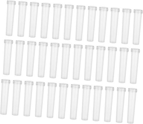 balacoo 100pcs Floral Water Tubes White Flower Nutrition Containers for Fresh Flower