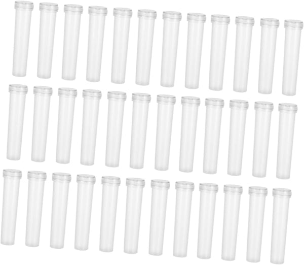 balacoo 100pcs Floral Water Tubes White Flower Nutrition Containers for Fresh Flower