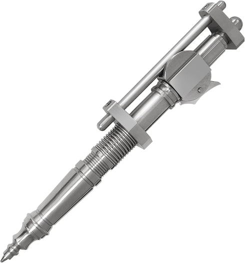 Dr. Metalleung Tactical Ballpoint Pen, Click Stainless Steel Retractable EDC Heavy Pen for Smooth Writing