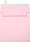 LUXPaper Square Invitation Envelopes | Peel & Press | 6 1/4" x 6 1/4" | Candy Pink | 80lb. Text | 50 Qty