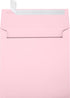 LUXPaper Square Invitation Envelopes | Peel & Press | 6 1/4" x 6 1/4" | Candy Pink | 80lb. Text | 50 Qty