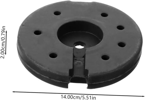 Gatuida Weighted Metal Lamp Base for Desk Table and Floor Lamps Round Heavy Duty Stabilizer Rust Resistant Home