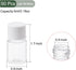 YOKIVE 50 Pcs Chemical Storage Bottle, Plastic Container with Wide Mouth | Reagent Sample Sealing, Great for Laboratory, Store, Factory (Transparent, 5-ML) by YOKIVE