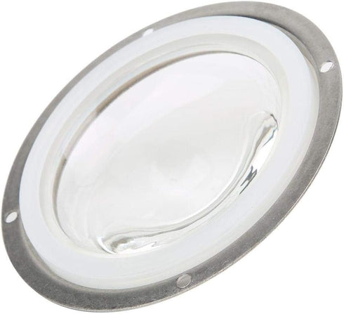 100mm/3.94in 60 20-200W -30~200 Walfront High Power LED Condenser Lens Beam Angle Optical Glass Aspheric Design