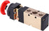 MV-10A Pneumatic Mechanical Valve 2 Position 5 Way Push Button Spring Return 1/4In PT Reversing Valve