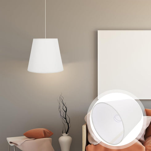 LIFKOME 5.11X3.93X5.90In Replacement Lampshade Cover Fabric Lamp Shade for Table and Floor Lamps Lightweight Decorative