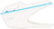 Stapleless Stapler, No Staples Desktop Stapler for Office School, Binds up to 9 Sheets (White)