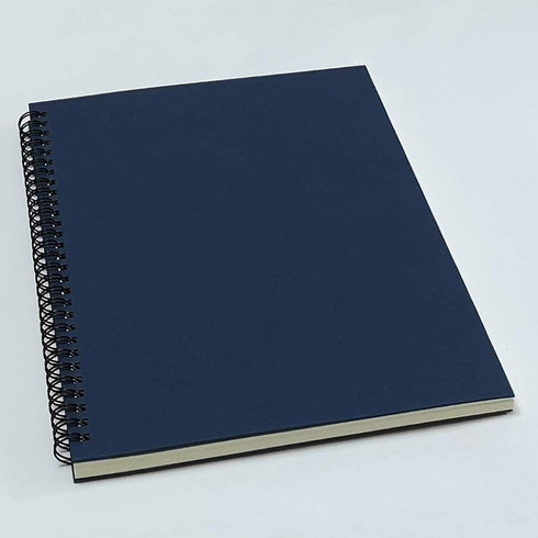 B5 Spiral Notebook, Lined Journal with Hard Kraft Cover, 70 Sheets (140 Pages), 3-Pack, 10.3" x 7.2", Blue