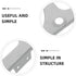 2 Cabilock Pairs Metal Shoe Cabinet Flip Frames Hinges Single-Layer Shoe Rack Replacement Accessory for Furniture