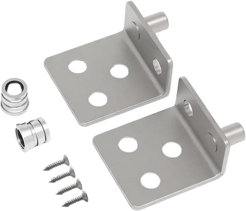 Generic 2 Pieces Shelf Corner Bracket L Bracket Angle Bracket Stainless Steel Shelf Support for Furniture Shelf