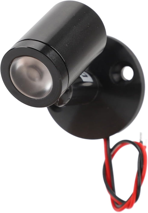 2PCS 12V, Zerodis Mini LED Spot Lights, Aluminum Alloy Material, Warm Light Source, Rotatable Design, DC Jewelry
