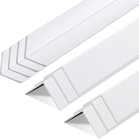 Sasylvia 10 Pcs Wall Corner Protector Guards, Vinyl 3/4 x 36 Inch