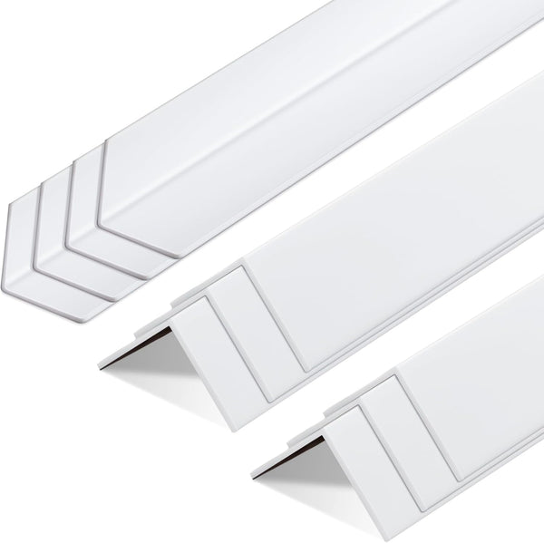 Sasylvia 10 Pcs Wall Corner Protector Guards, Vinyl 3/4 x 36 Inch