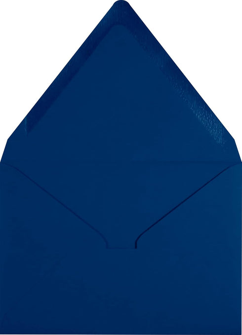 LUXPaper 4Bar A1 Contour Flap Invitation Envelopes | 3 5/8" x 5 1/8" | Navy Blue | 80lb. Text | 50 Qty