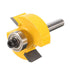 Yakamoz 1/4 Inch Shank Rabbet Router Bit with 6 Bearings Set - 1/8", 1/4", 5/16", 3/8", 7/16", 1/2"