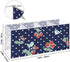 Generic Retro Strawberry Bird White Dots Desk Pen Organizer Acrylic Organizers Hair Brush Holder Makeup Organizer