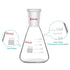 StonyLab 24/40 Borosilicate Glass Erlenmeyer Flask, Heavy Wall Flask with 100ml Capacity