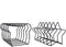 SUPVOX Iron Wire Bookend and Desk Organiser, Star Shaped Iron Art Book