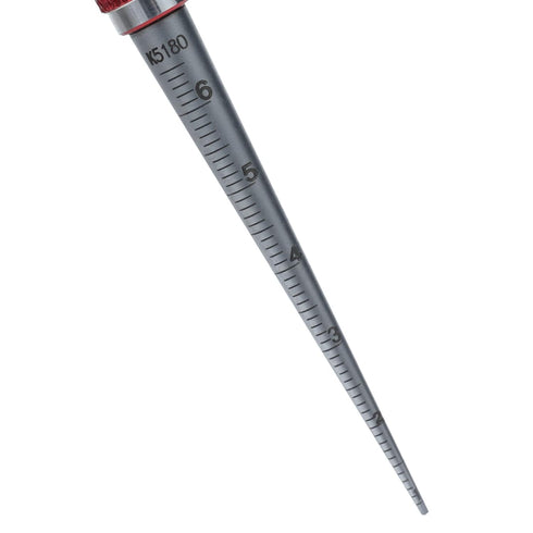 16.5mm Aperture Gauge, Stainless Steel Diameter Measuring Tool, Tapered Hole Ruler Stainless Steel Inner Hole Diameter