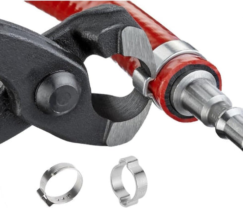 9 Inch Ear Clamp Pliers Tool, Carbon Steel Single Ear Clamp Pincer, Crimping Tool, Nail Puller, Upgrade