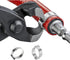 9 Inch Ear Clamp Pliers Tool, Carbon Steel Single Ear Clamp Pincer, Crimping Tool, Nail Puller, Upgrade