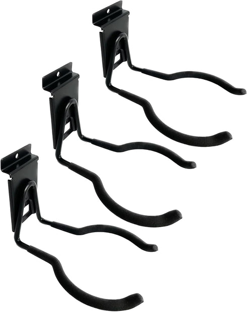 Power Tool Organizer for Slatwall, Garage Hooks for Hanging Yard Tools, Anti-Slip