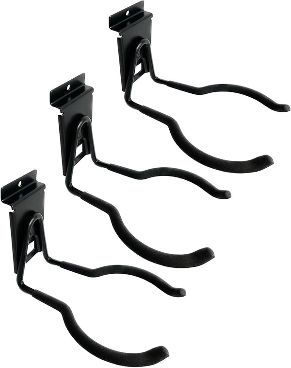 Power Tool Organizer for Slatwall, Garage Hooks for Hanging Yard Tools, Anti-Slip