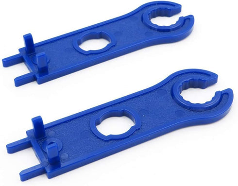 2Pcs Blue Home Improvement Tools, Solar Panel MC4 Connector Spanner Wrench Quick Connect Disconnect Tool