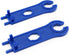 2Pcs Blue Home Improvement Tools, Solar Panel MC4 Connector Spanner Wrench Quick Connect Disconnect Tool