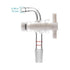 StonyLab Vacuum Flow Control Adapter with PTFE Stopcock - 14/20 Joint and Bent Hose Connection for Lab Supply