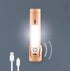 Gusweet Motion Sensor Lights Indoor, Wooden Hallway Rechargeable LED Wireless Battery Operated Wall
