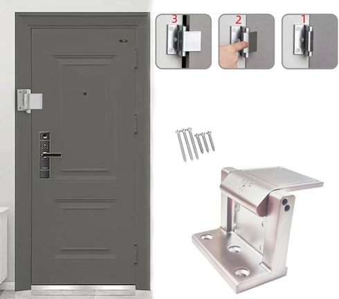Szliyands (2 Pack) Door Lock Reinforcer Privacy Door Latch forHotel Security Door Lock Privacy Door Latch