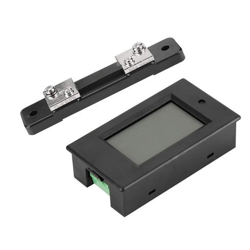 PZEM-051 LCD Display Digital Electric Power Energy Meter, DC 6.5-100V, Built-in Shunt (50A Shunt)