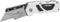 Husky Folding Sure-Grip Lock Back Utility Knife with Single Disposable Blade Included (Colors May Vary)