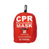 WNL Products CPR Rescue Mask, Adult/Child Pocket Resuscitator Kit with Soft Case and Belt Clip