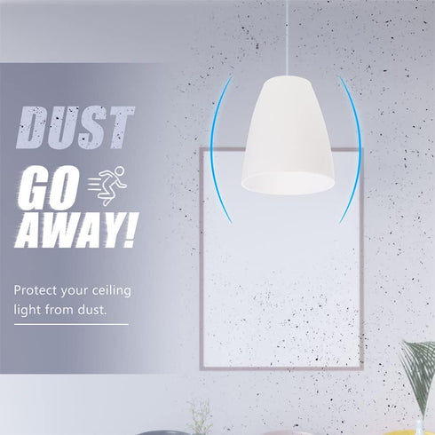2pcs 30mm Beaupretty Plastic Lamp Shade Replacement Horseshoe Lampshade Small White Lamp Cover Chandelier Lamp Shades