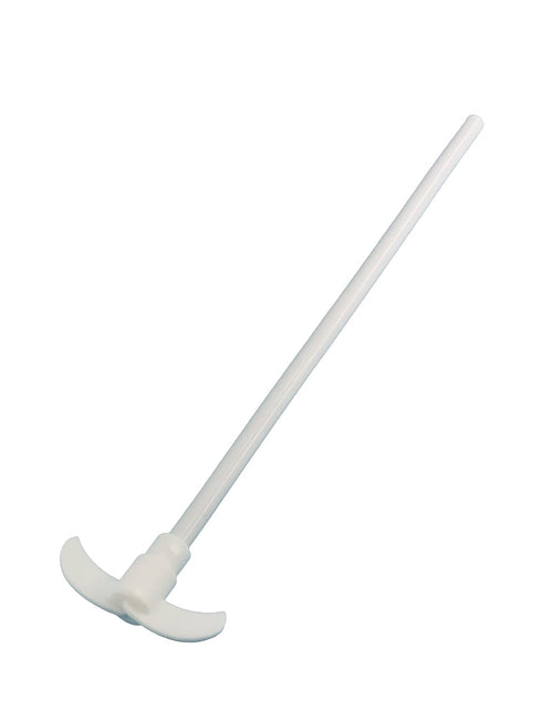 PTFE Overhead Stirrer Electric Stirring Rod, Mixer Shaft with Foldable Paddle for Lab (400MM-80MM-7MM)