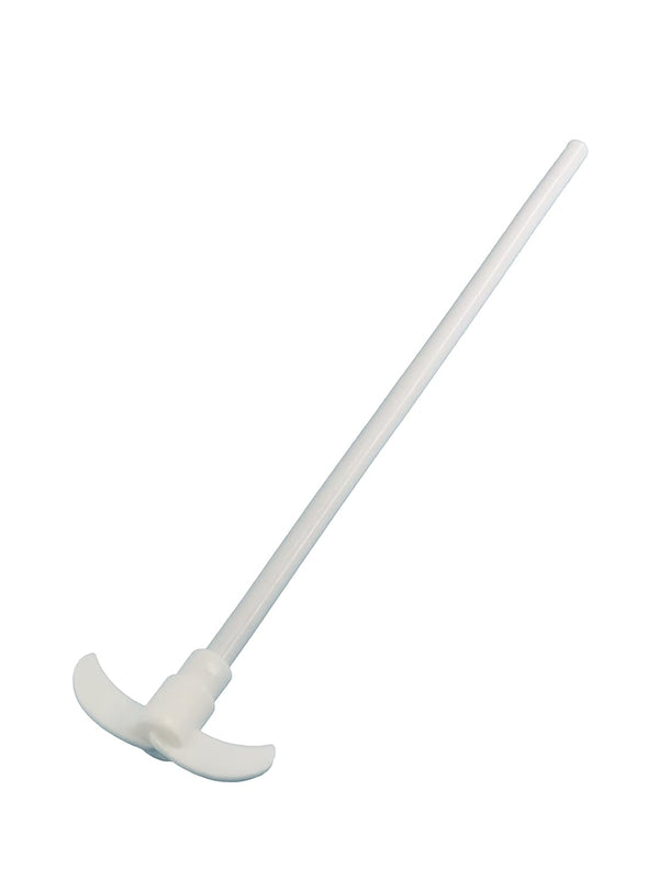 PTFE Overhead Stirrer Electric Stirring Rod, Mixer Shaft with Foldable Paddle for Lab (400MM-80MM-7MM)
