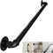 ALDEPO Grab Bars 30-600Cm Handrail Wrought Iron, Industrial Pipe Matte Black Stair Railing