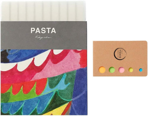 PASTA Drawing + Graphic Marker (10) with Sticky Notes, Assorted, KE-SP15-10